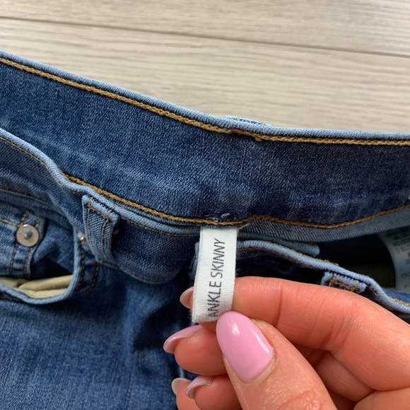 Rag & Bone Ankle Skinny Jeans in Lucky Rouge - Picture 8 of 11